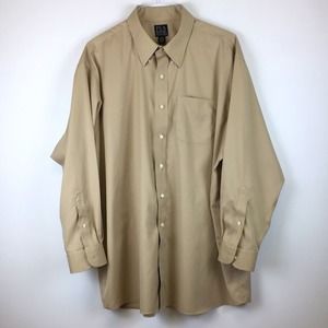 Jos. A Banks man's tan dress shirt size 18-34